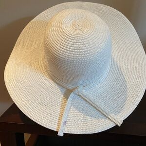 Stylish Cream Wide Brim Hat
